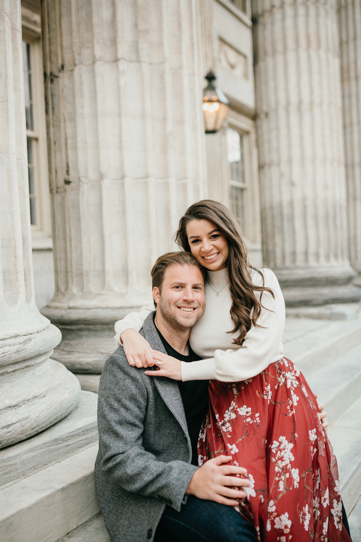 philly engagement session old city