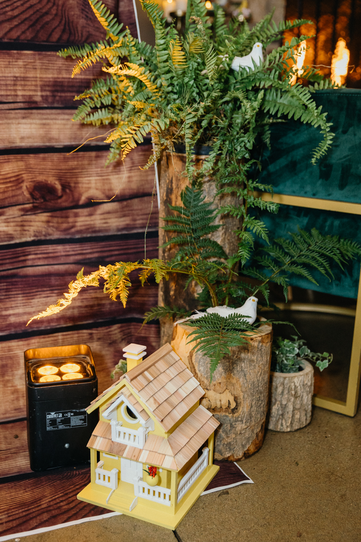 unique garden wedding decor