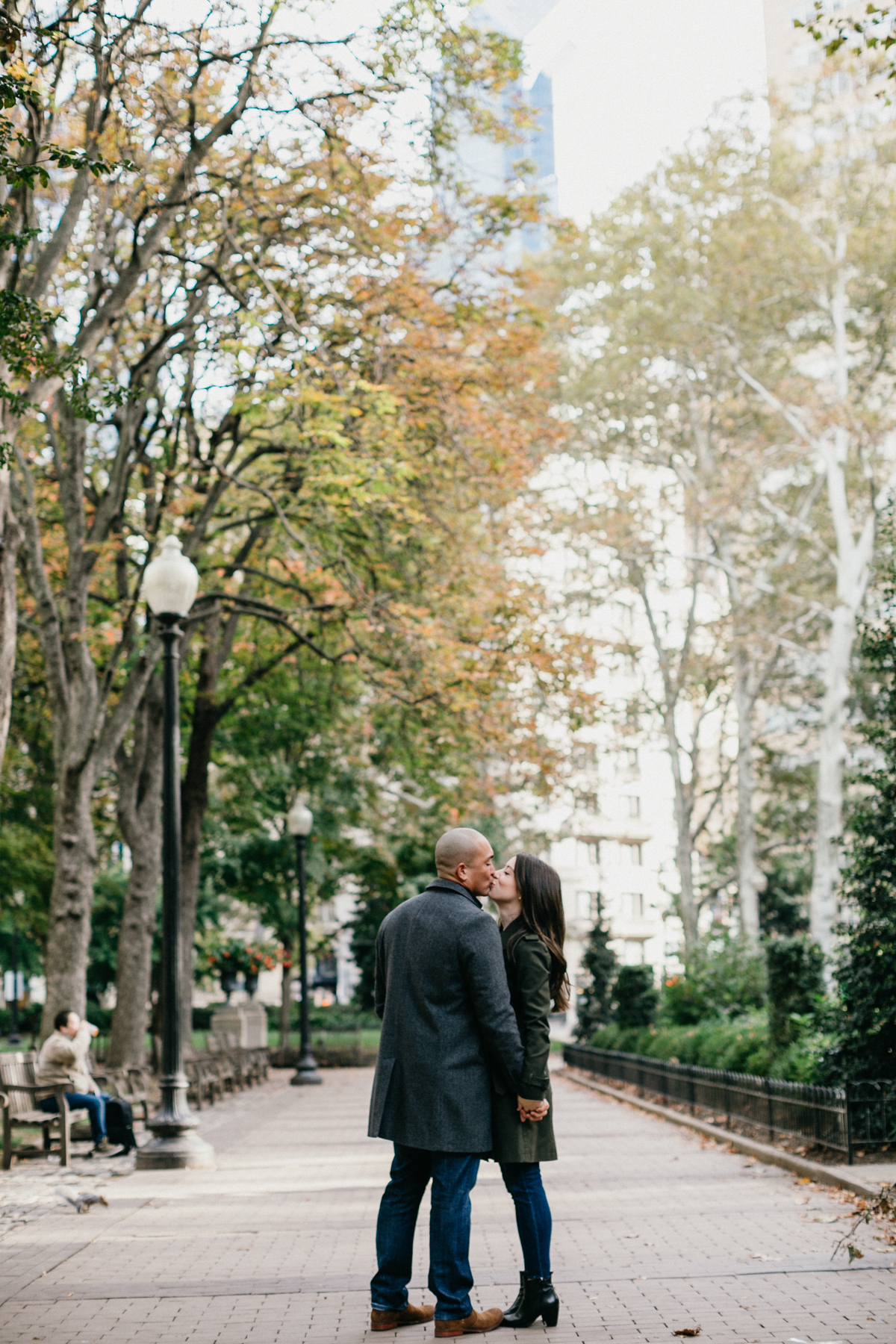 rittenhouse square engagement photos
