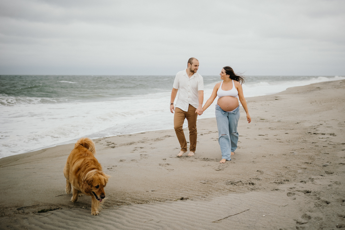 nj beach maternity photos