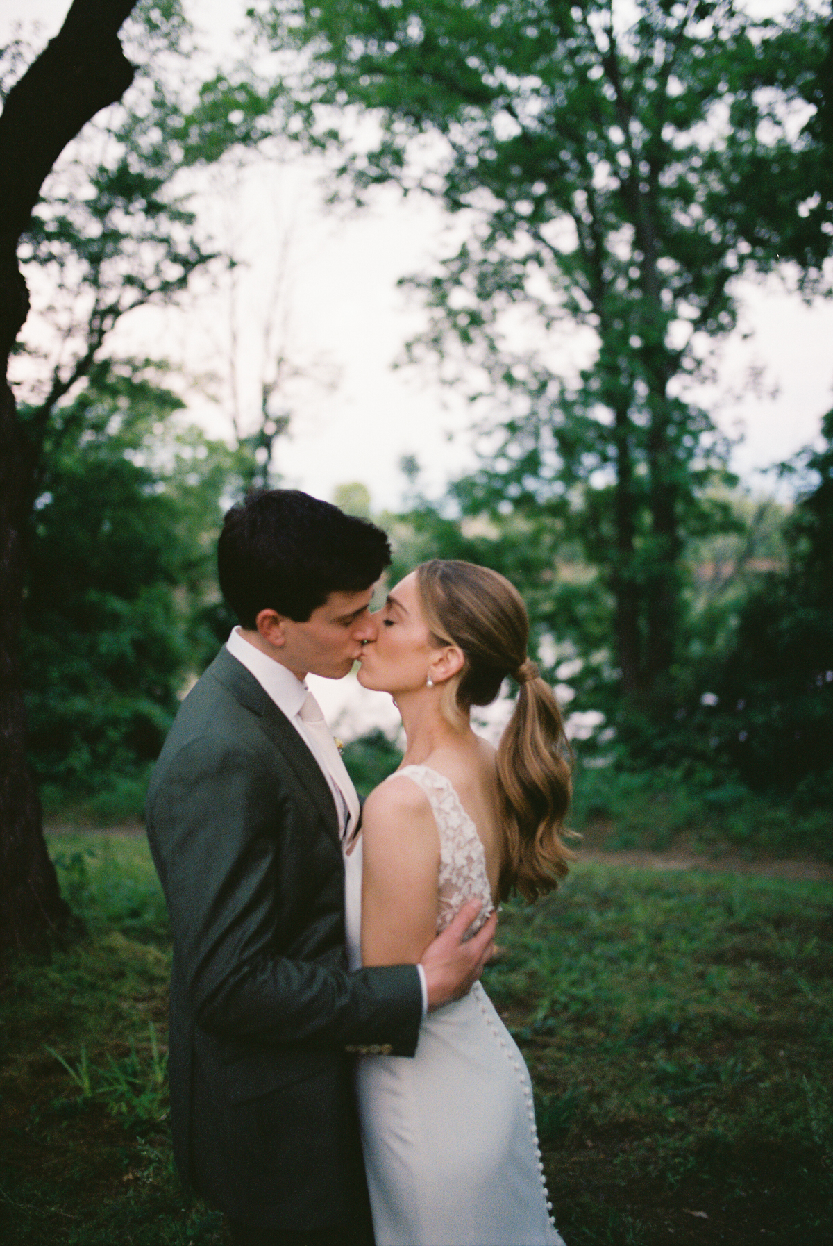 wedding portraits on 35mm film
