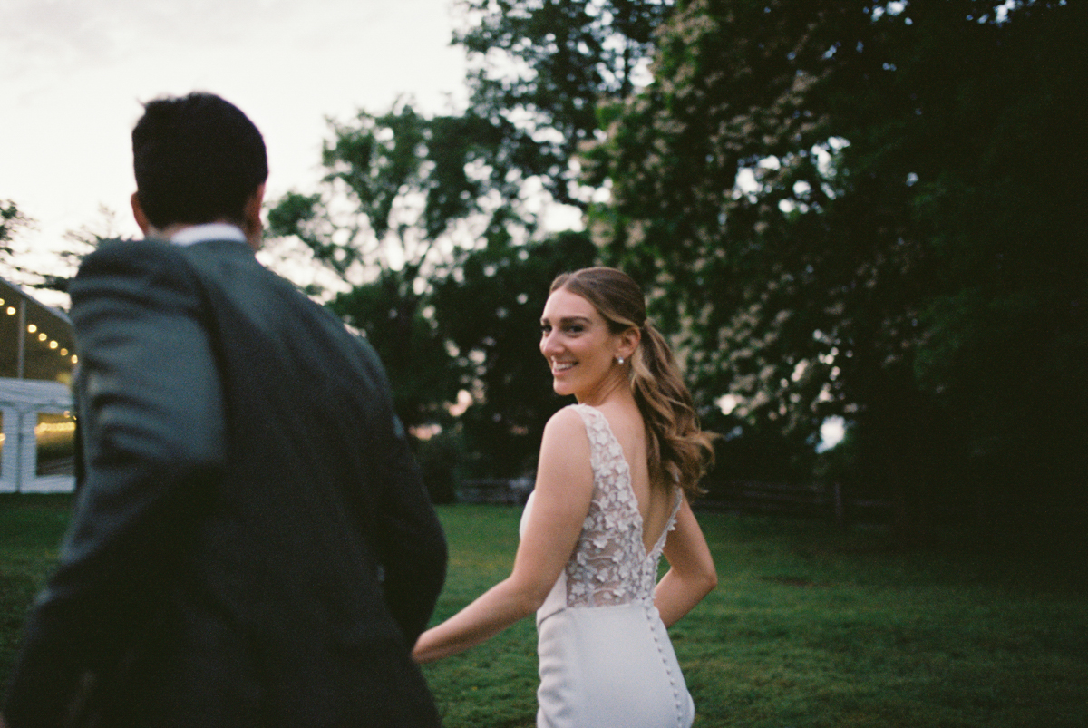 35mm film candid portraits at sunset