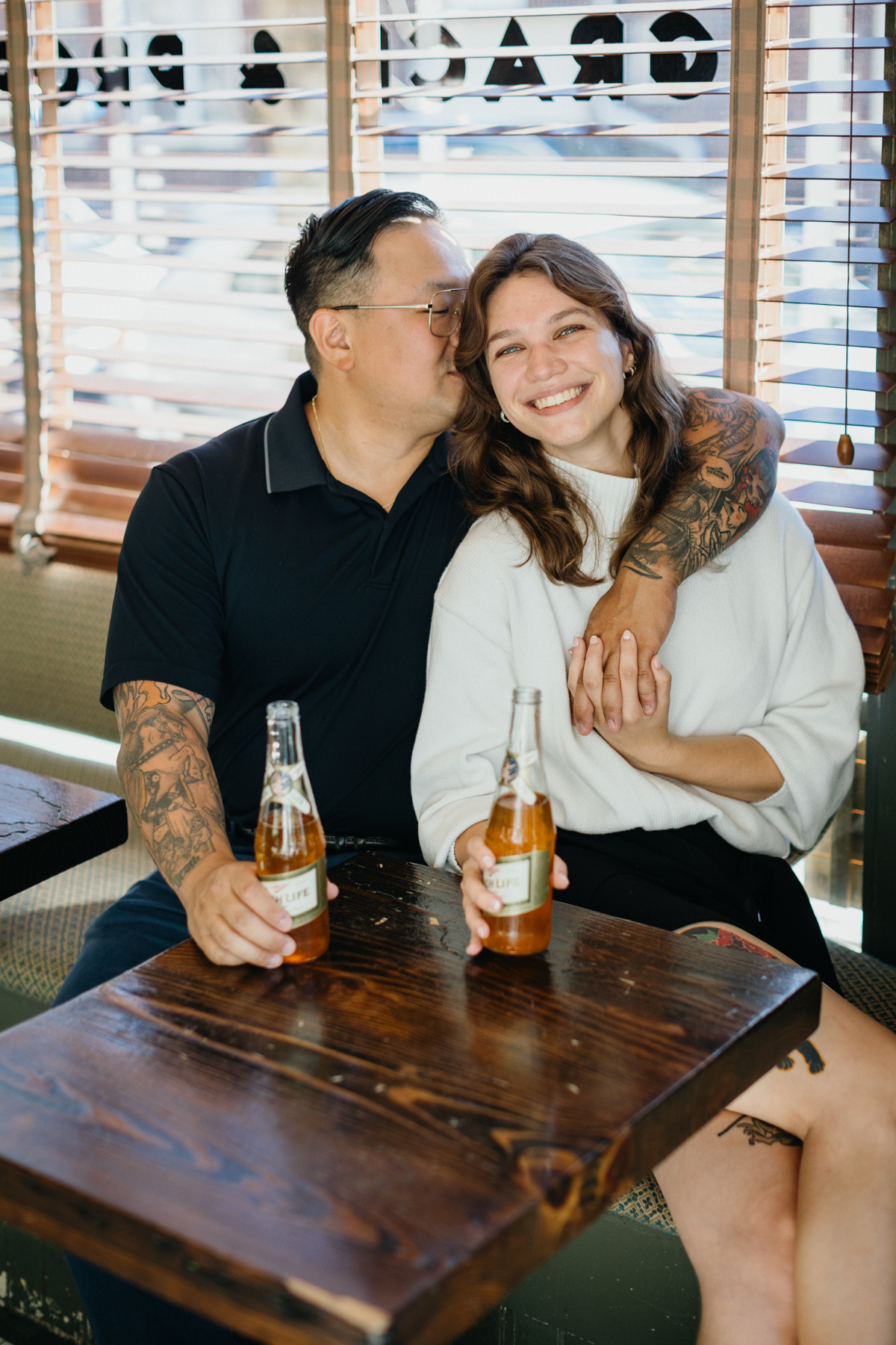 grace and proper engagement photos