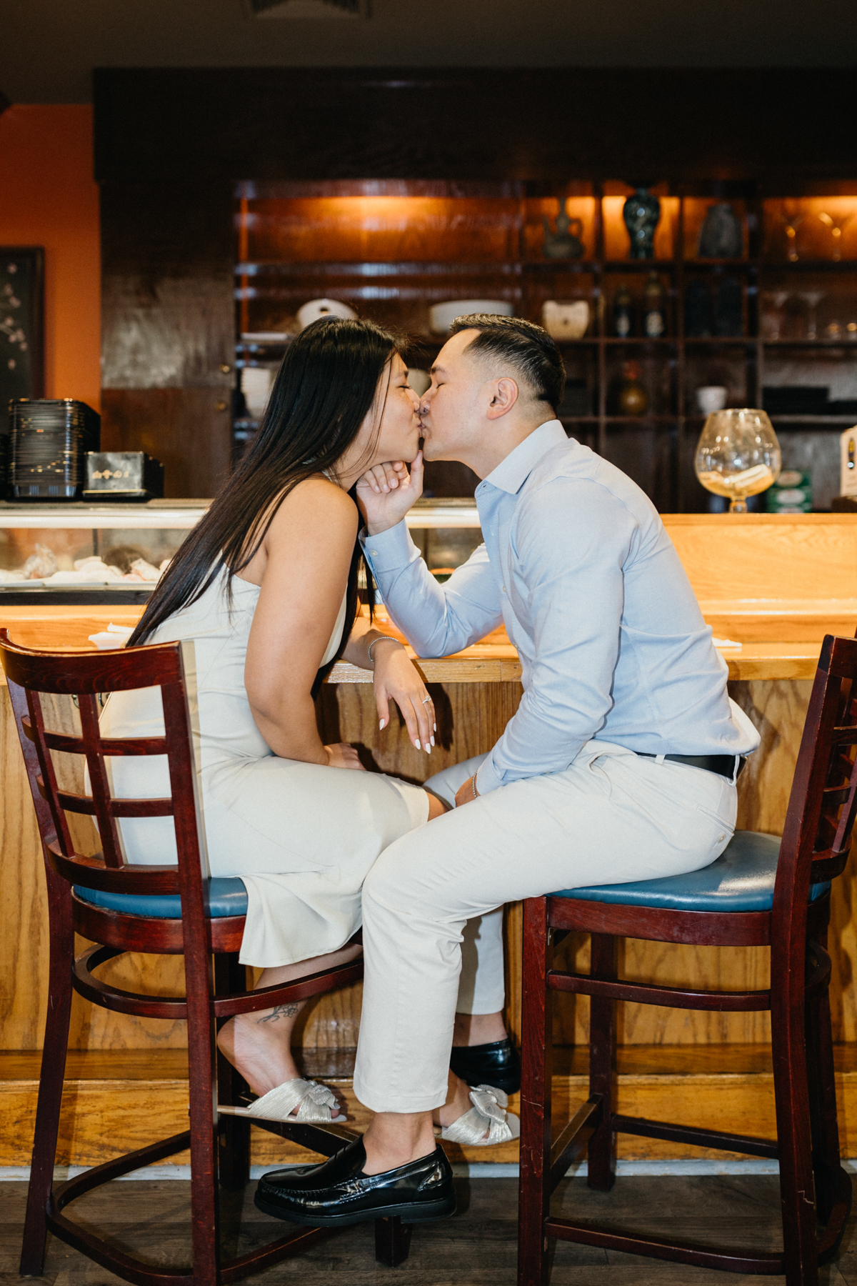 chestnut hill engagement photos