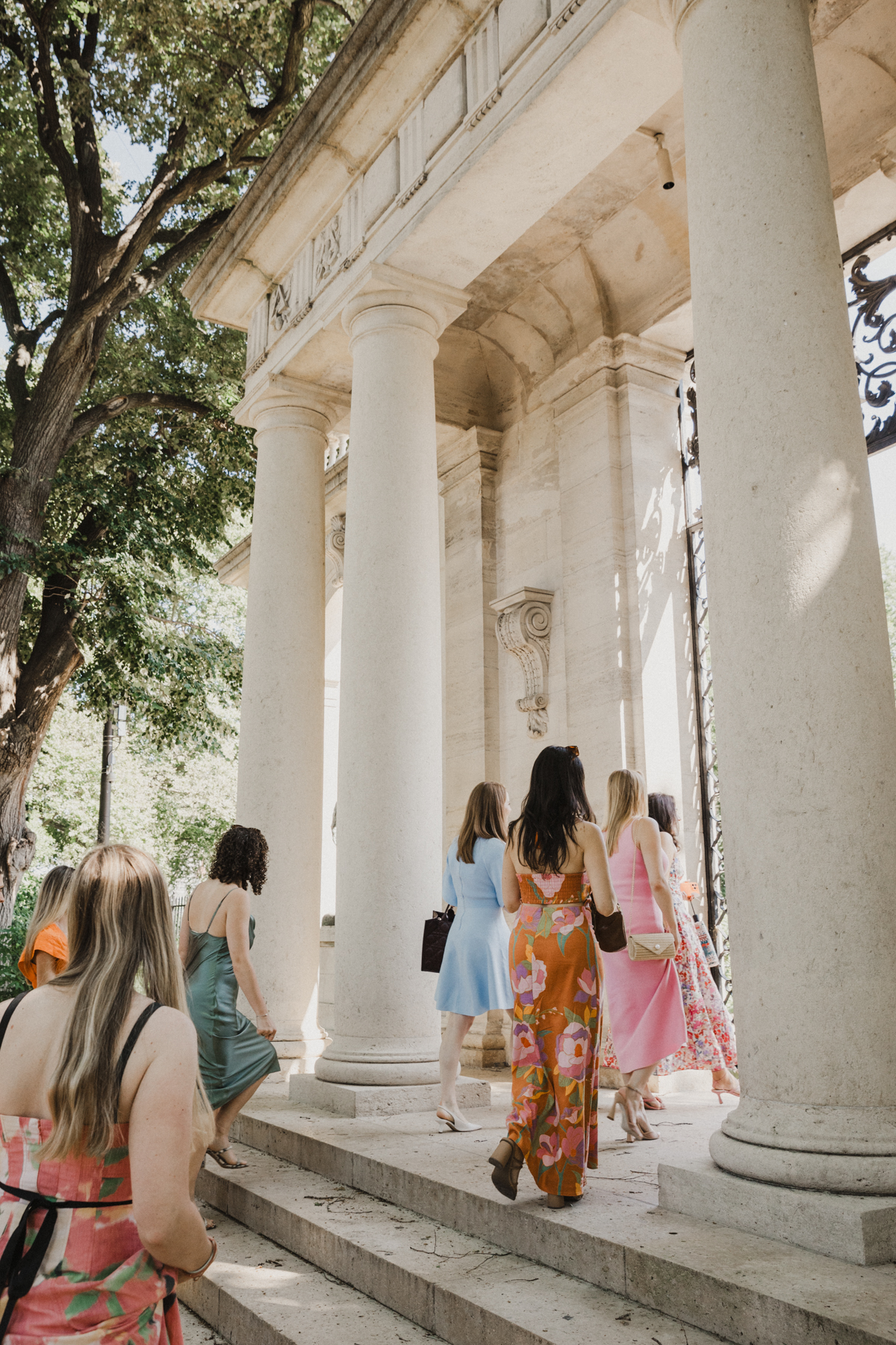 bridal shower at the rodin museum
