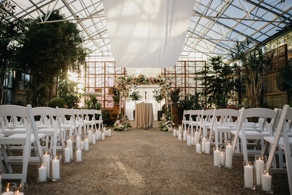 fairmount park horticulture center wedding ceremony