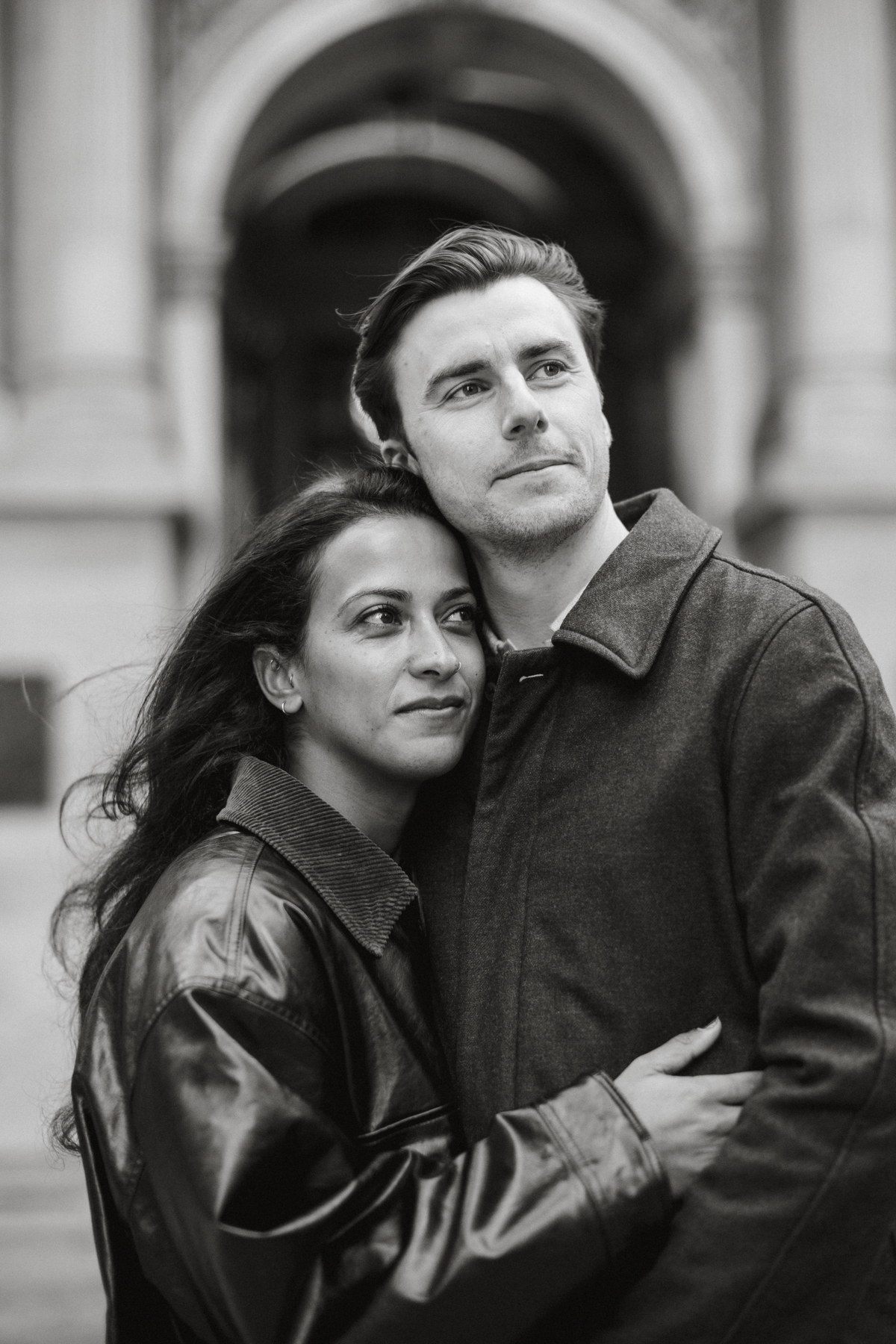 philadelphia center city engagement photos