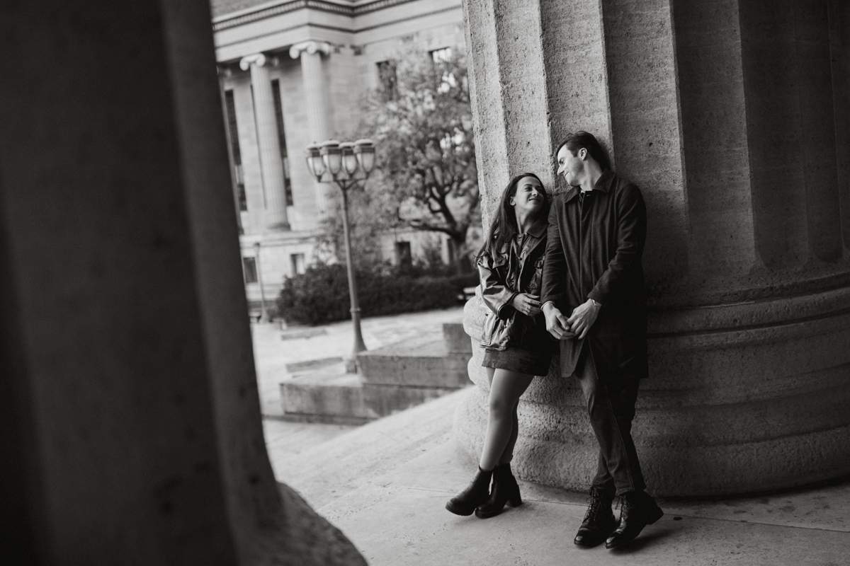 philly art museum engagement photos