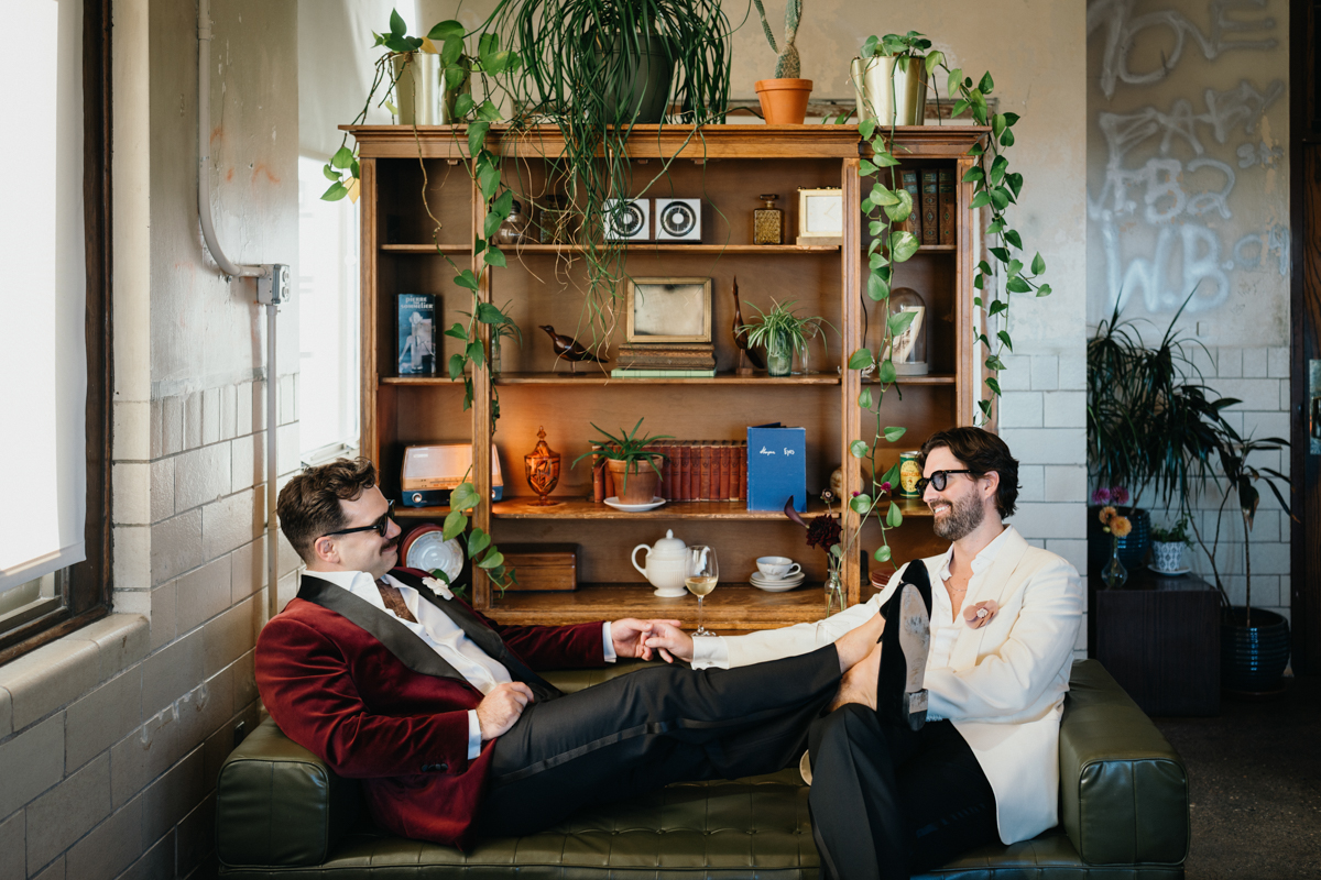 irwins wedding - lgbtq couple