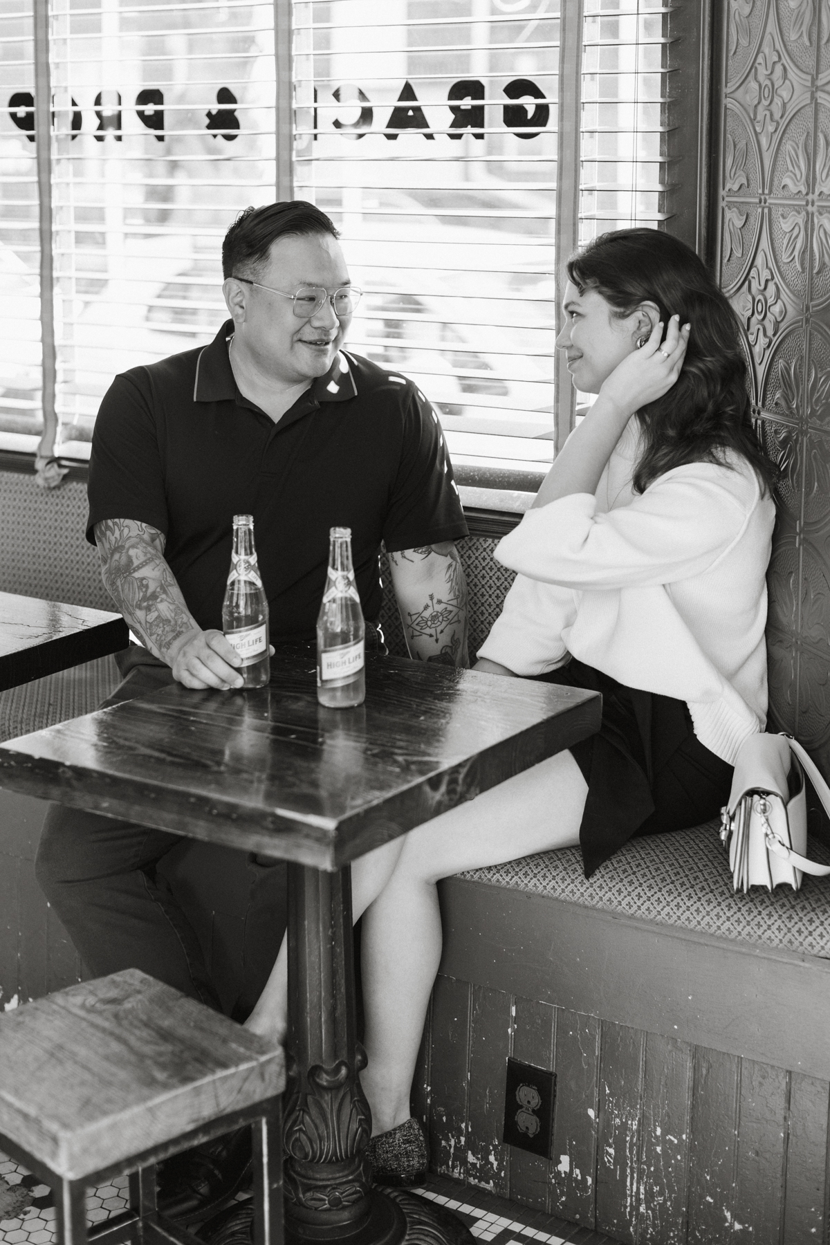 italian market engagement session