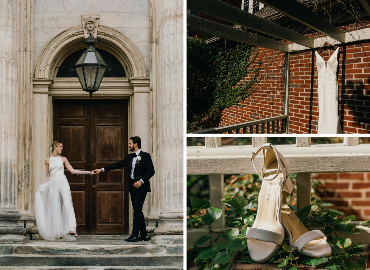 historic philadelphia elopement inspo