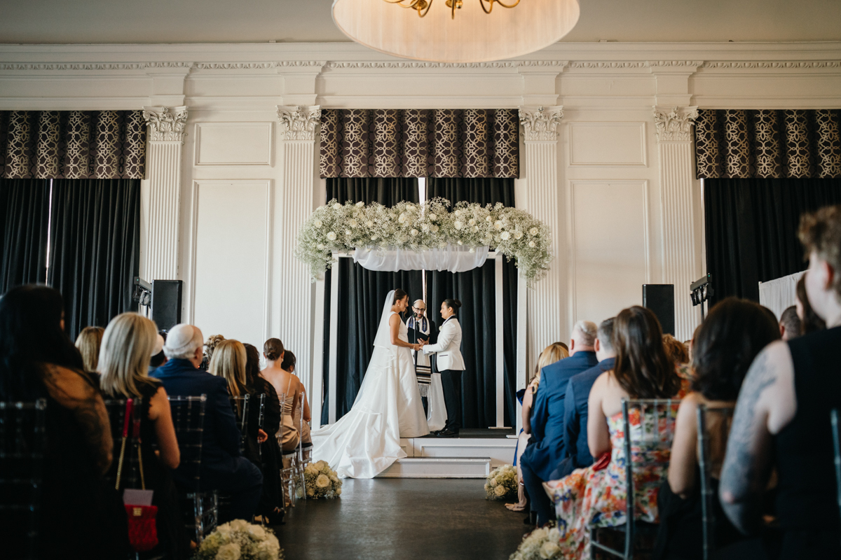 the down town club wedding ceremony