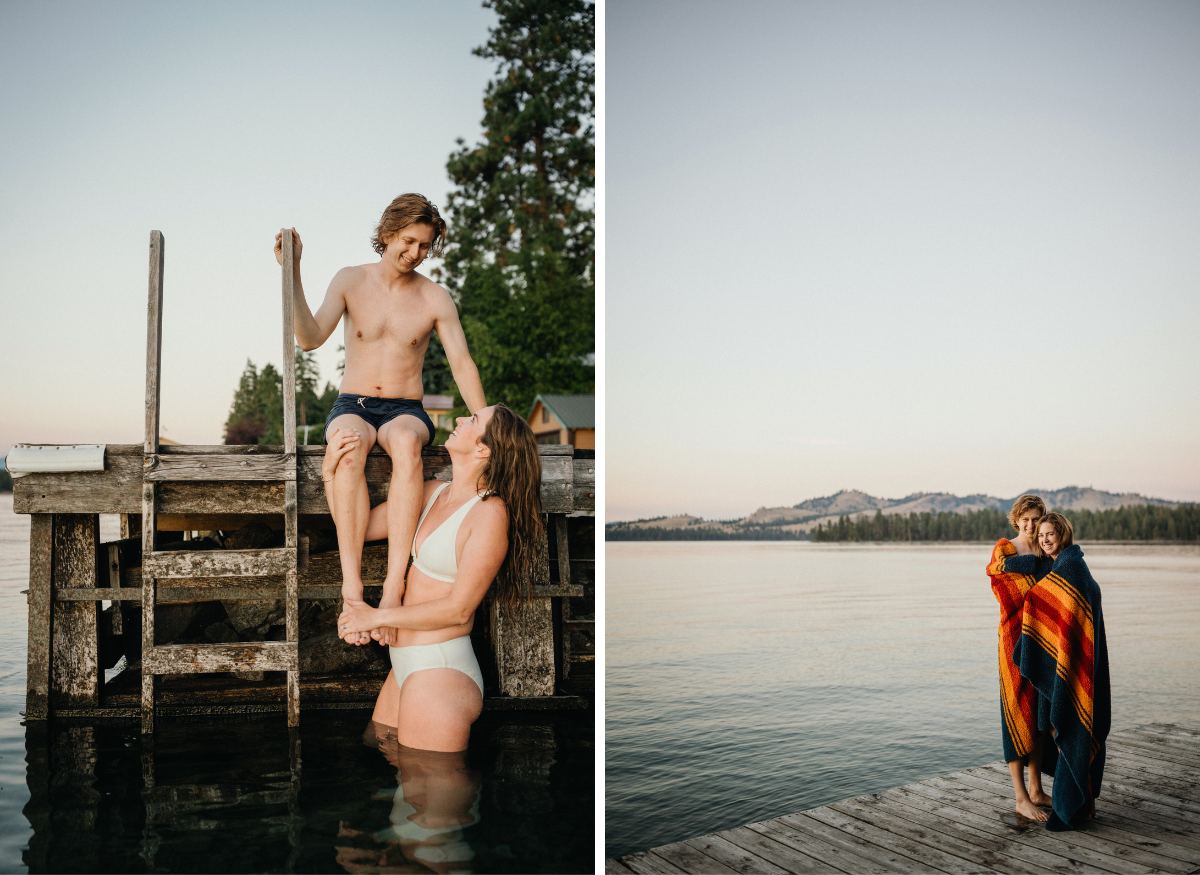 lake missoula elopement photographer