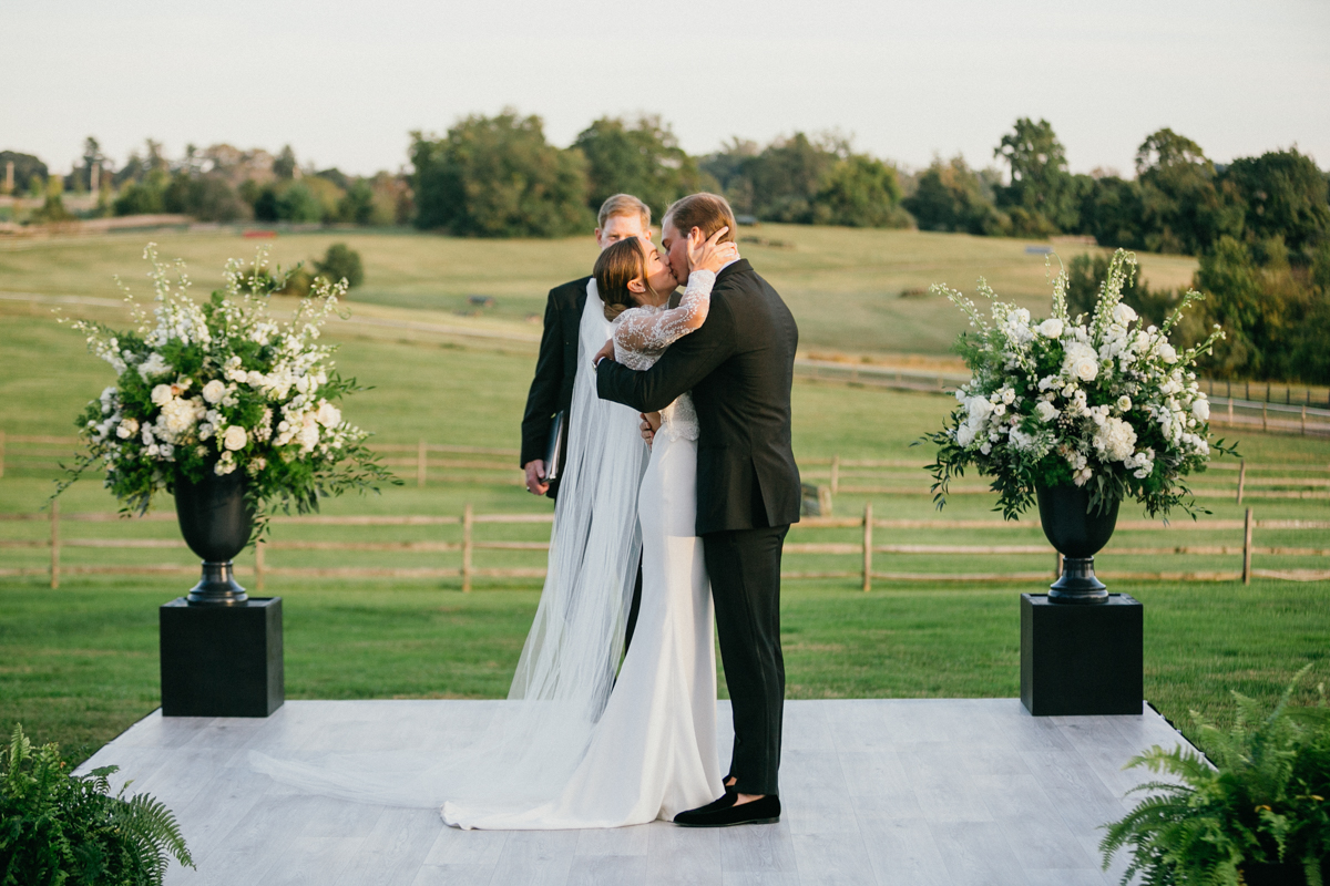 Radnor Hunt wedding ceremony space