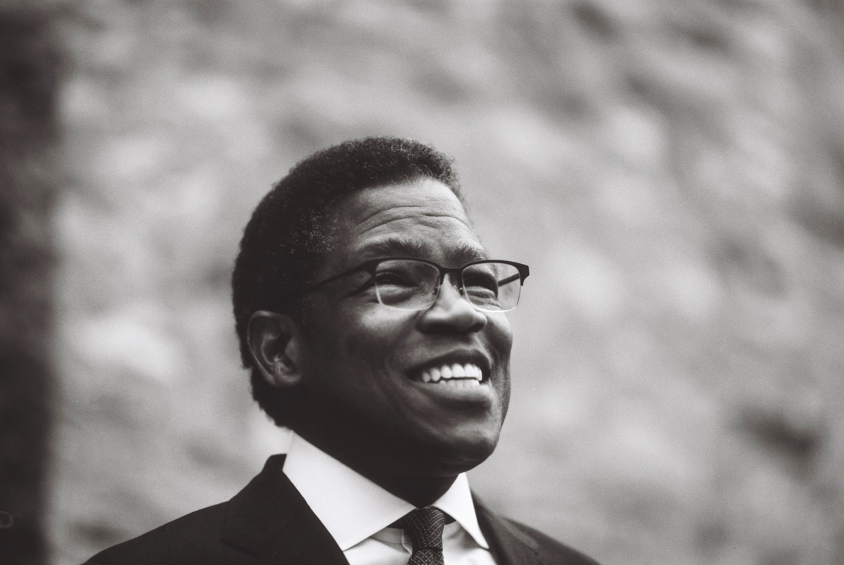 black and white film wedding photography