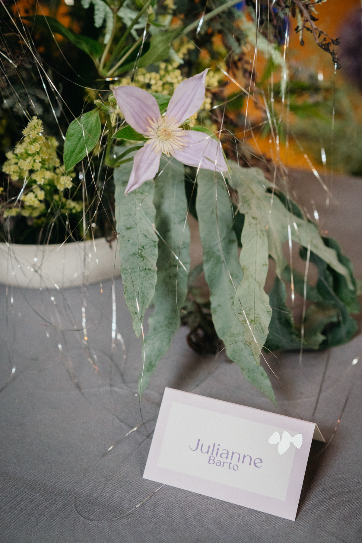 funky retro wedding decor