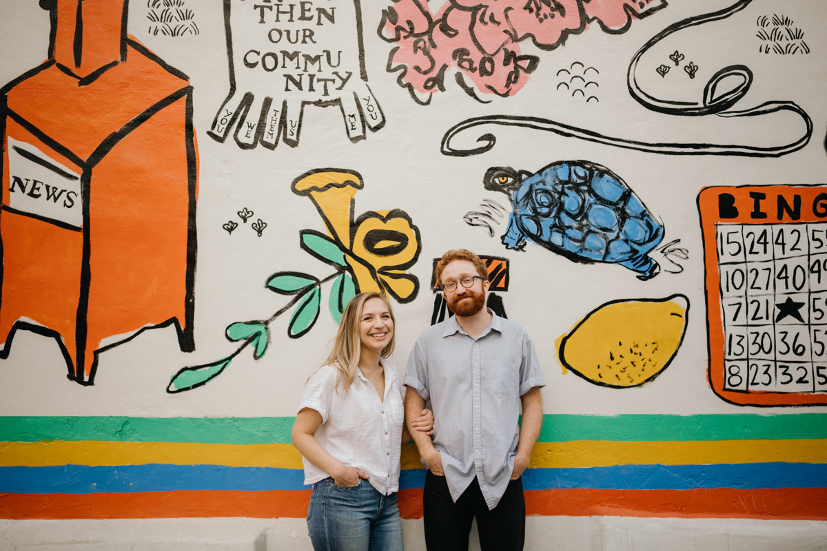 passyunk engagement session south philly