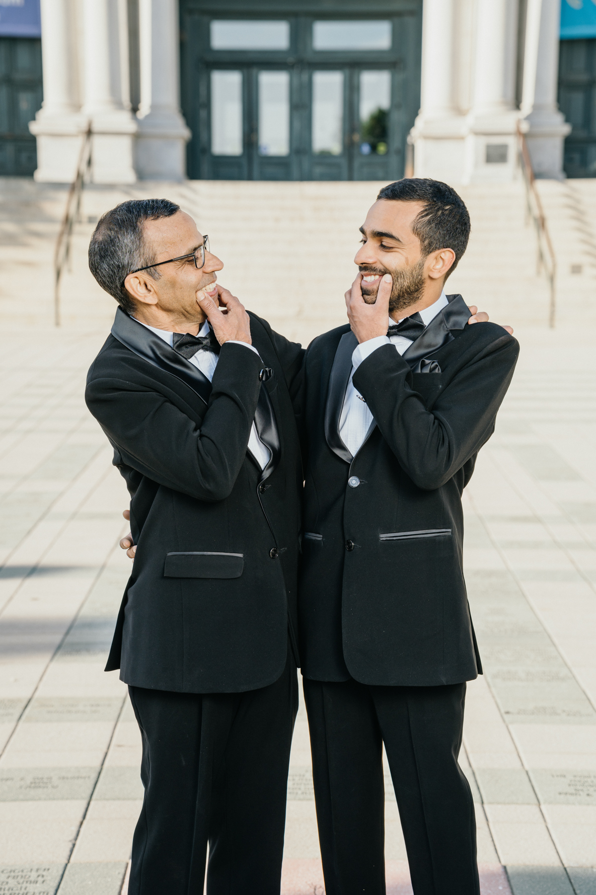 please touch museum wedding portraits