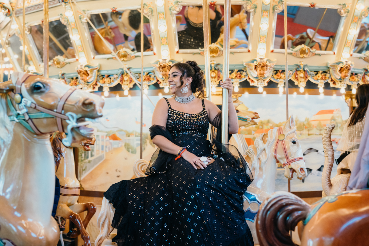 Please Touch Museum wedding carousel photos