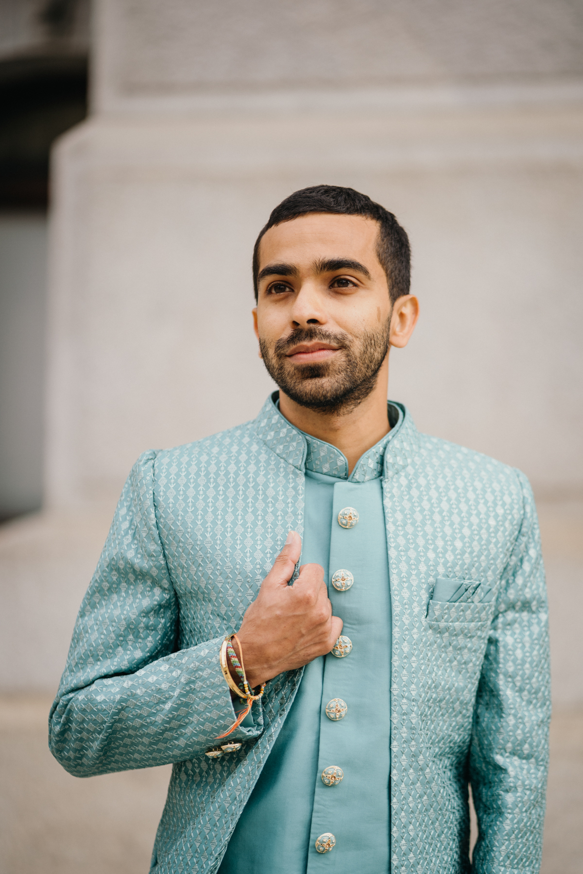 broad street wedding portraits