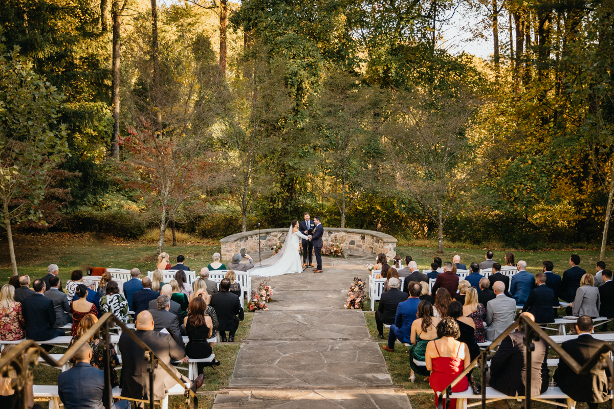 grace winery fall wedding portraits