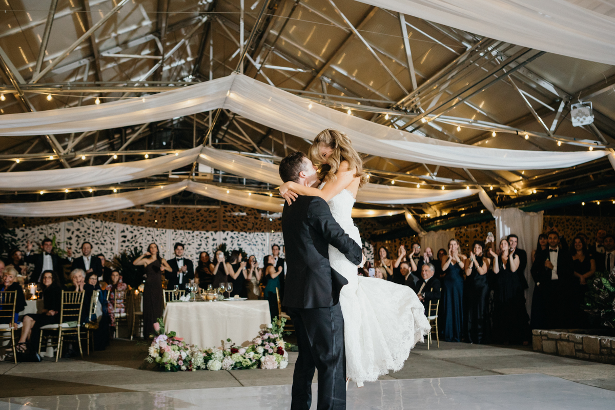 wedding reception at the hort