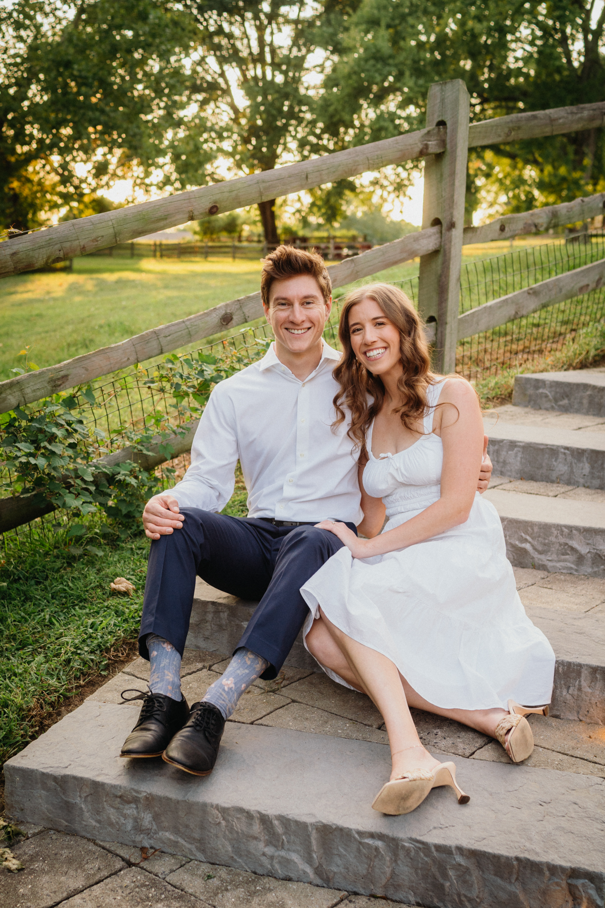 engagement session at grace winery