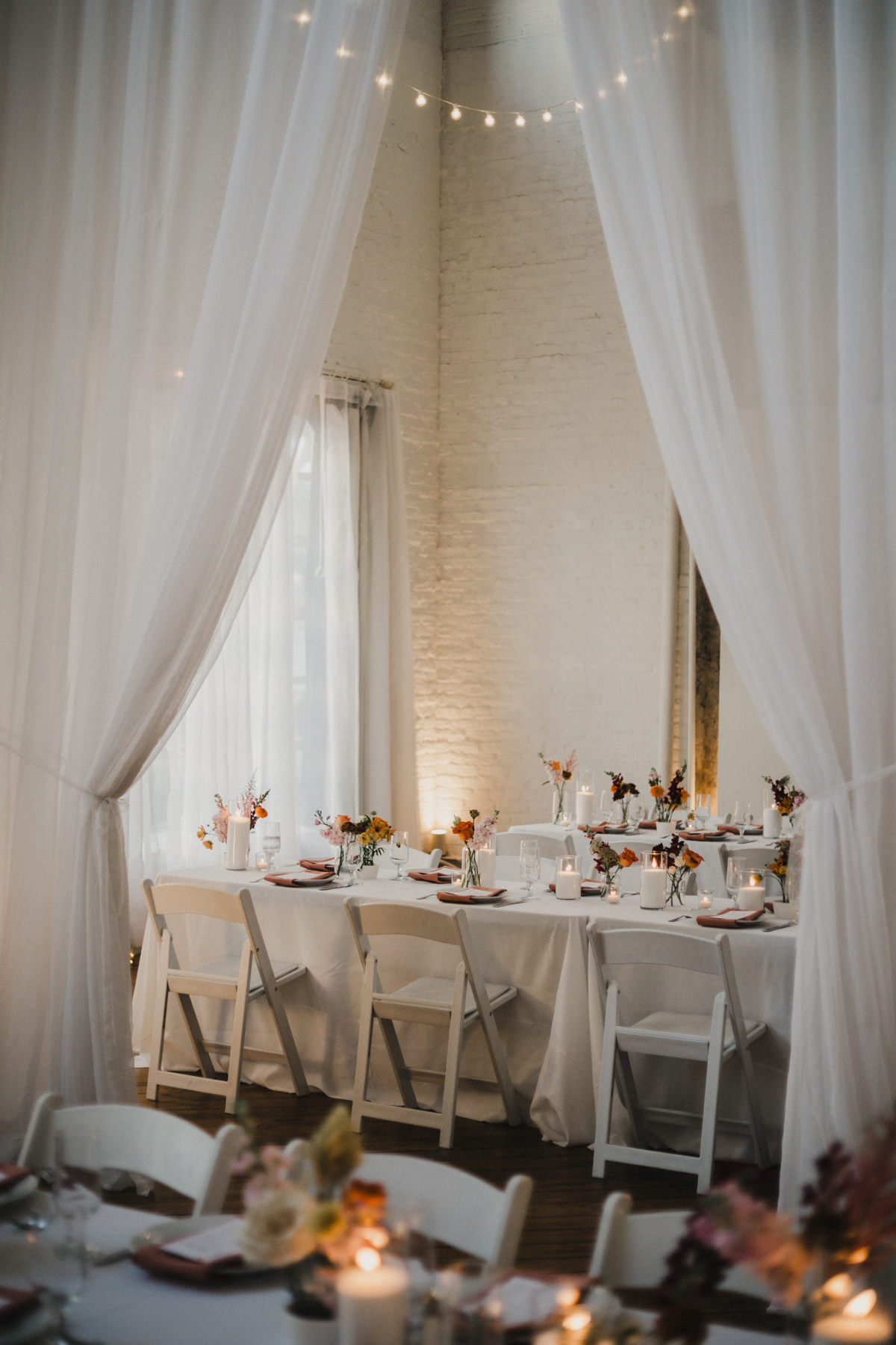 wedding reception at power plant productions