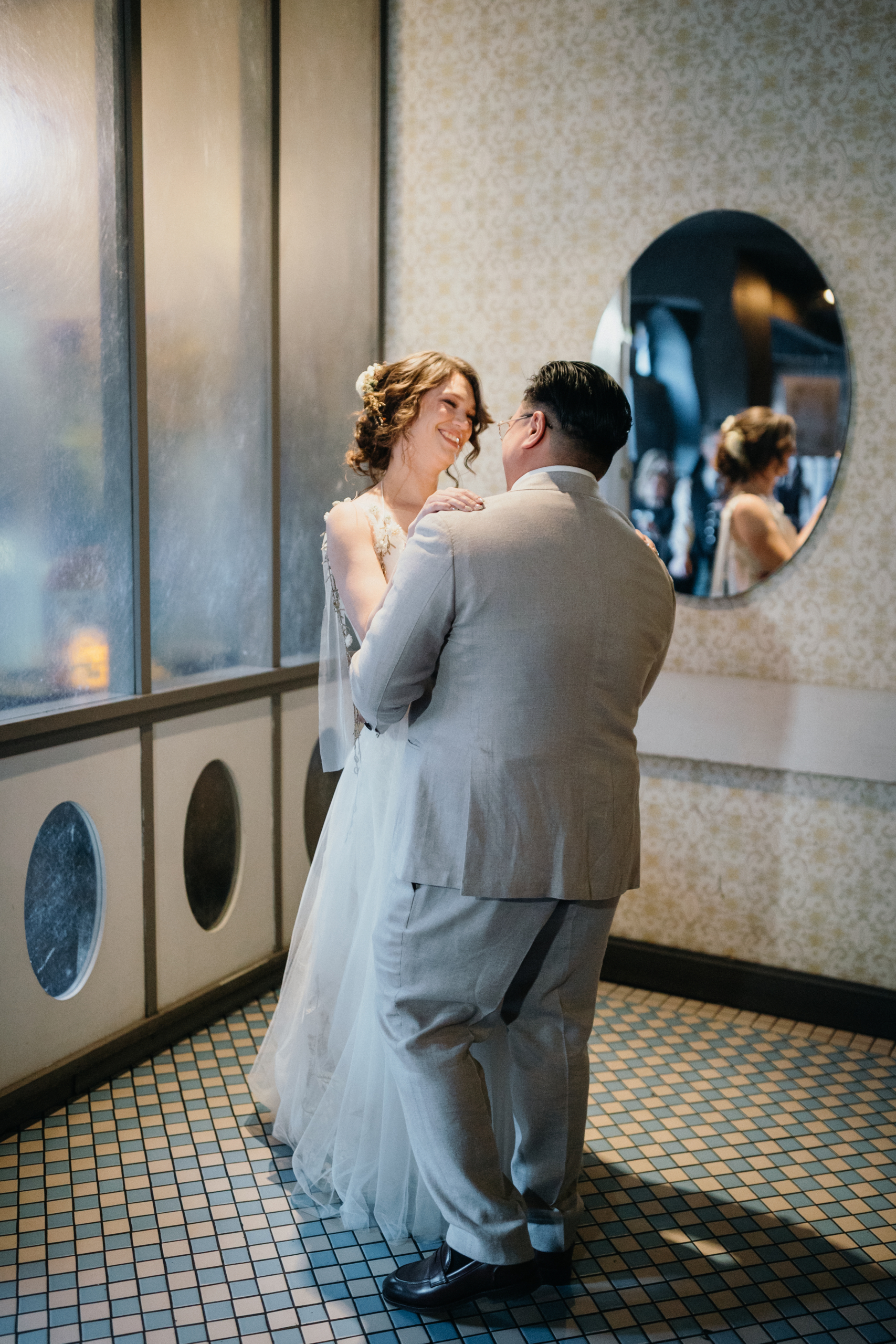 first dance at Twisted Tail wedding