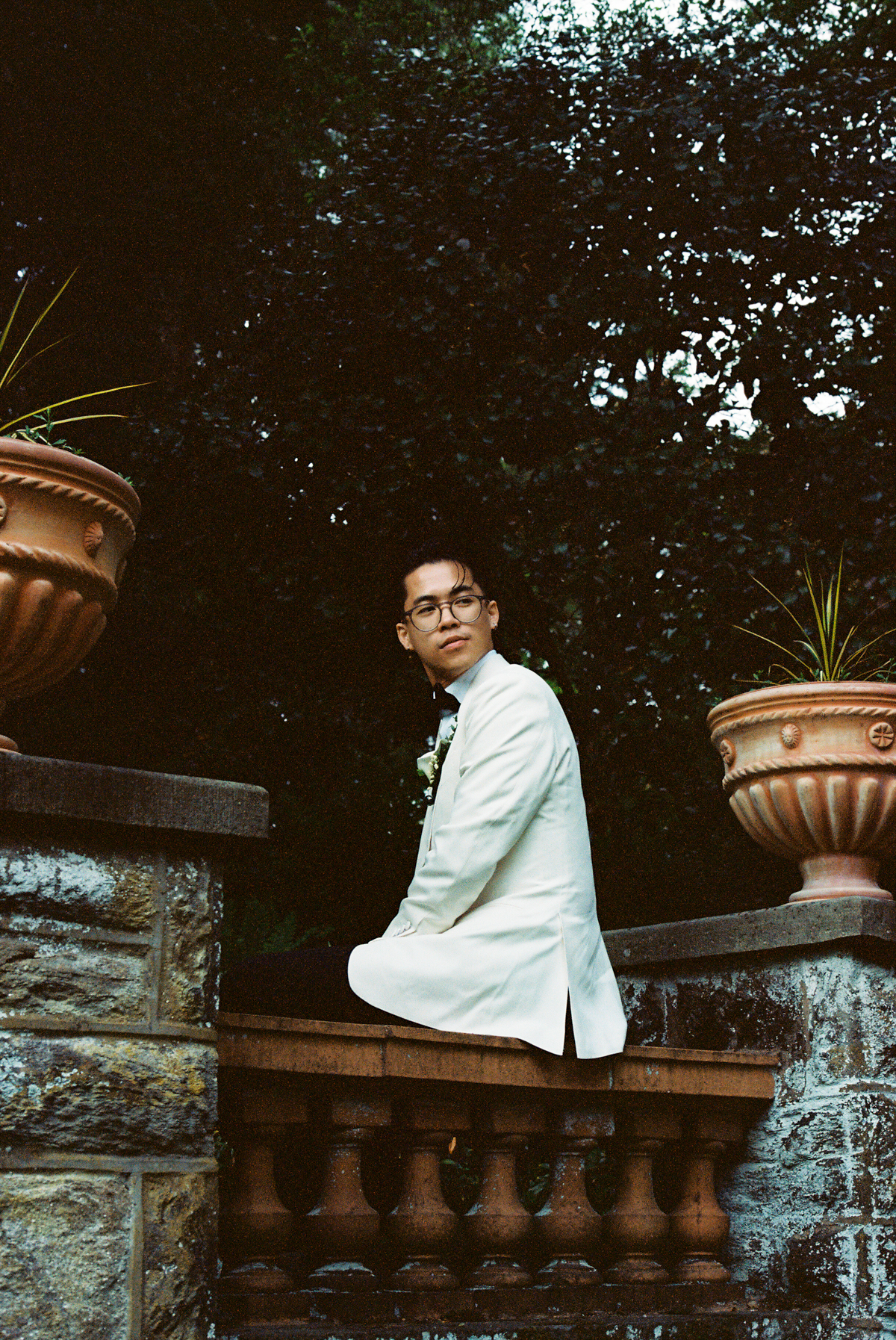 35mm film wedding photography